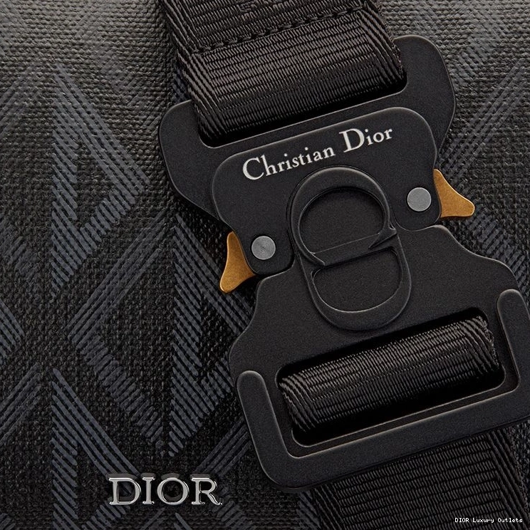 Cheap Black Diamond Bag Dior 22 Lingot Motif Canvas CD 0730 Luxury